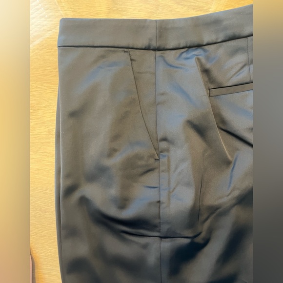 J Crew Collection, Kate, Satin Stretch Pants, NWT, women’s size 8 - Picture 2 of 7